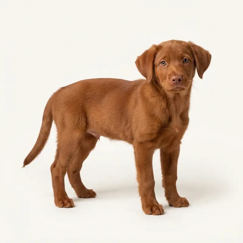 澳洲牧羊拉布拉多犬（澳大利亚牧羊犬 x 拉布拉多犬） Welpe in 红色