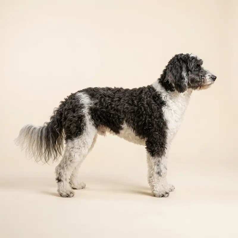 Aussiedoodle con Pelo semilargo