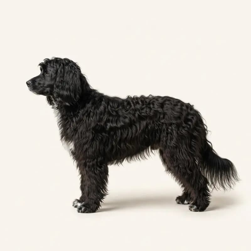 Cão de Água Português com Pelo longo