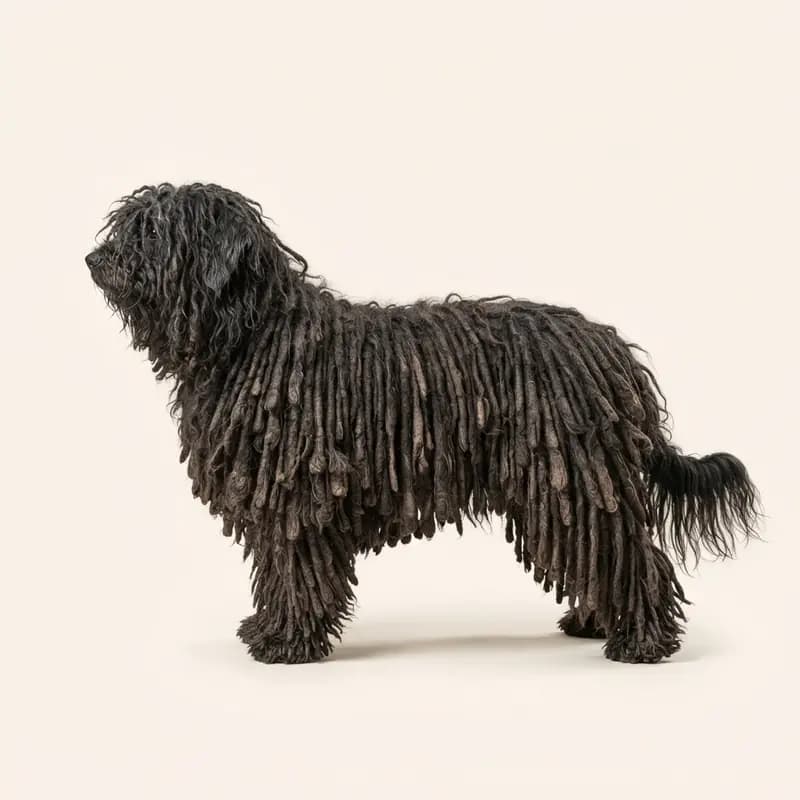 Puli met Gekoord haar