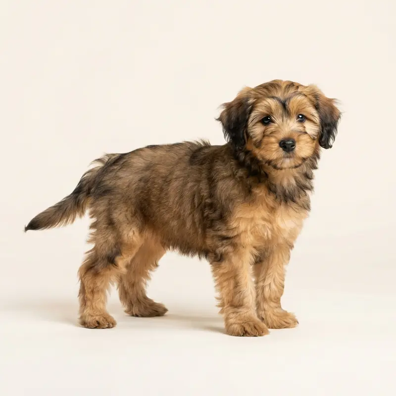 Cucciolo di Terrier tibetano color Sable