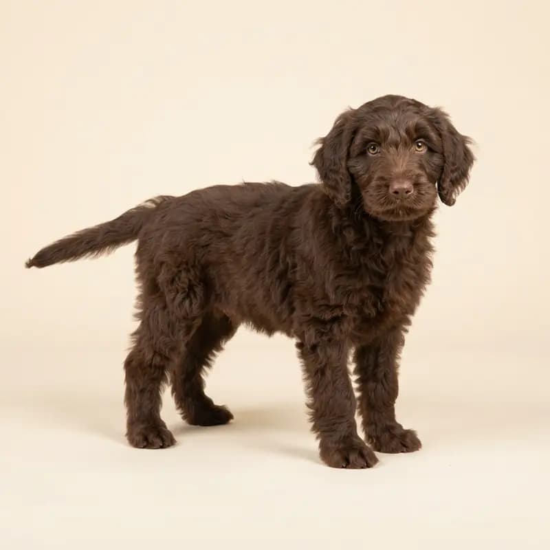 Labradoodle Welpe in Cioccolato