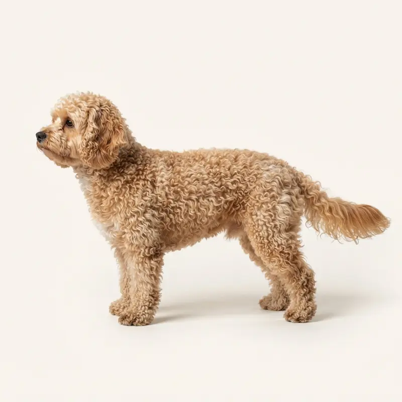 卷毛毛型的Cavachon