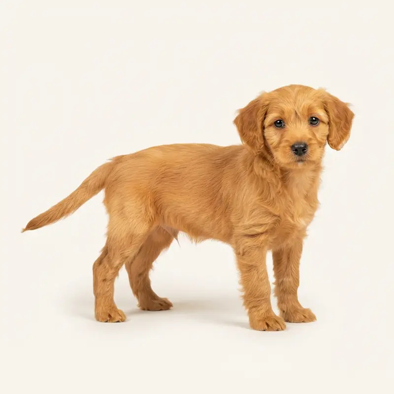 Jackapoo puppy in 金色