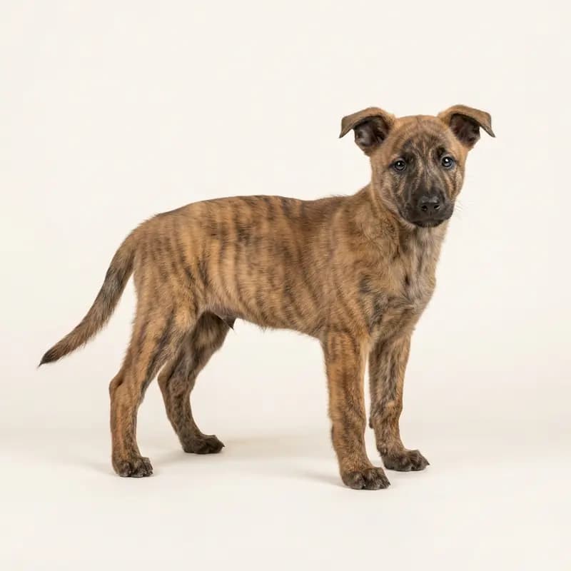 Hollandse Herder (korthaar) Welpe in Gestroomd