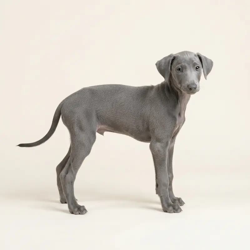 阿札瓦克犬 Welpe in 蓝色