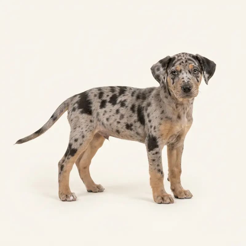 卡塔豪拉豹犬 Welpe in 大理石色（Merle）