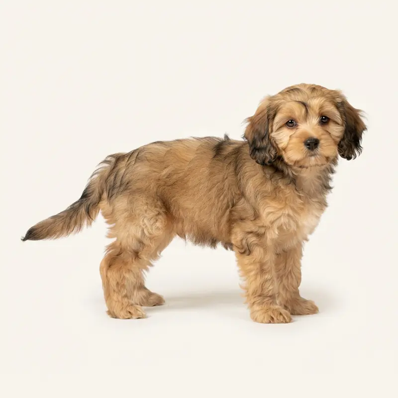 Cavachon puppy in 貂色