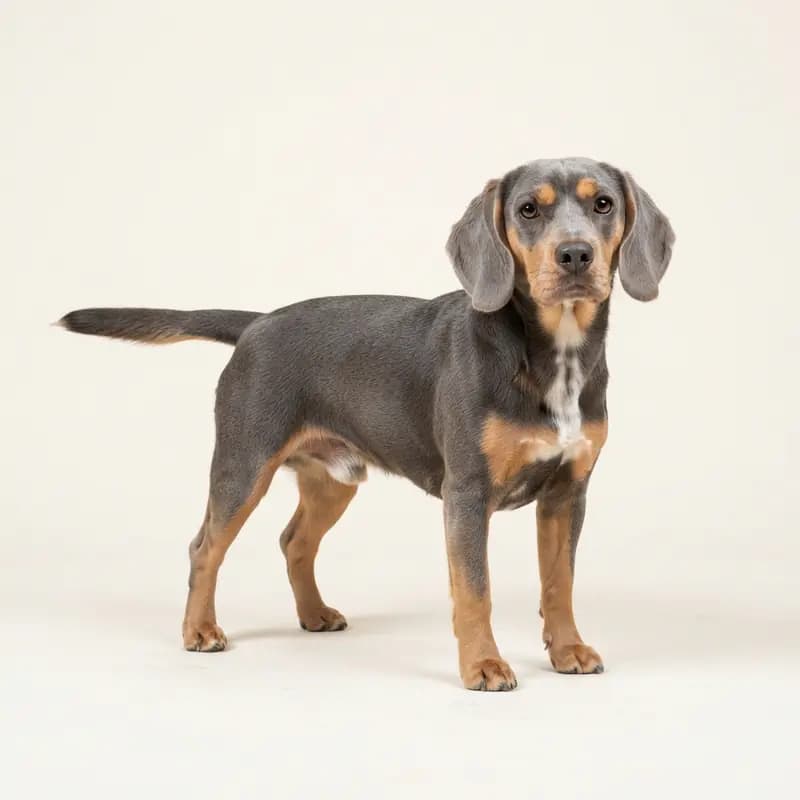 Beagle adulte en Bleu et feu
