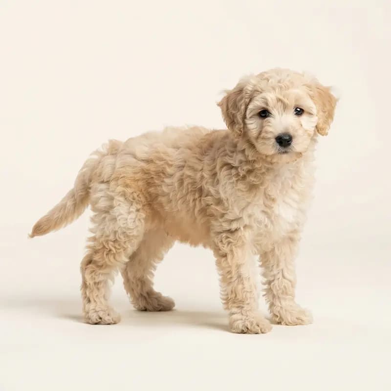 雪纳瑞贵宾犬（雪纳瑞 x 贵宾犬） Welpe in 奶油色