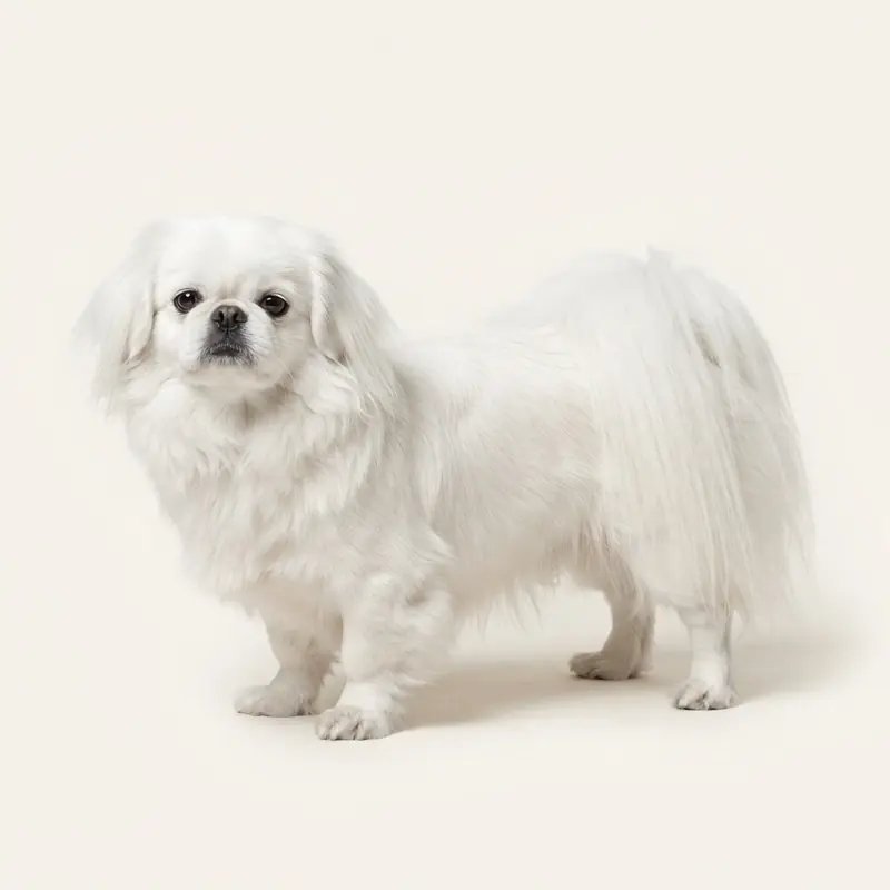 Pékinois adulte en Blanc