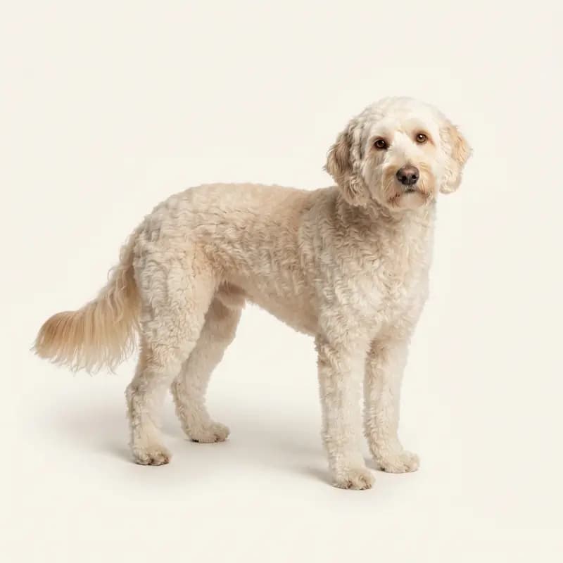 Labradoodle adulto in Crema