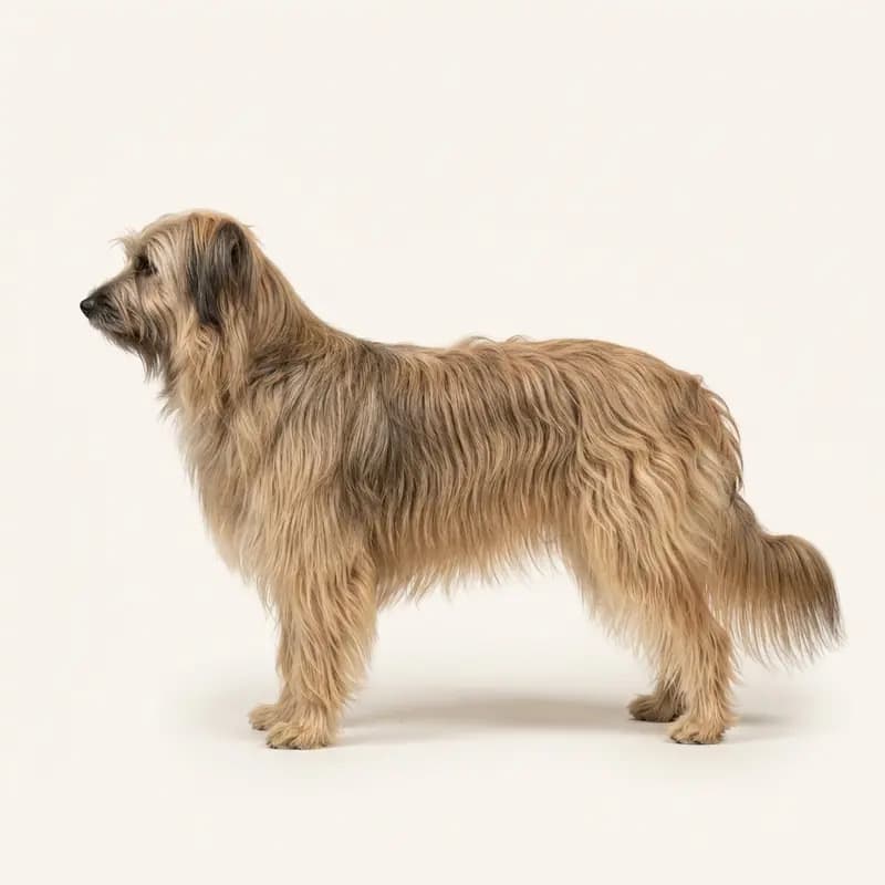 长毛毛型的比利牛斯牧羊犬（长毛）