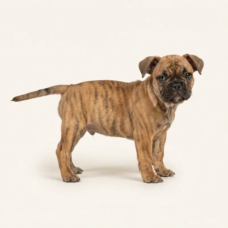 Französische Bulldogge Welpe in Gestromt
