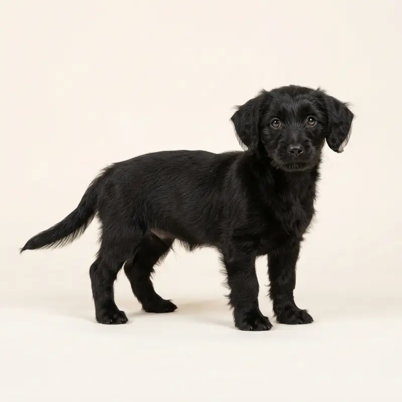 Doxiepoo puppy in 黑色