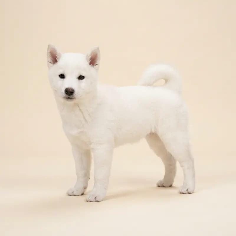 Сиба-ину Welpe in Белый