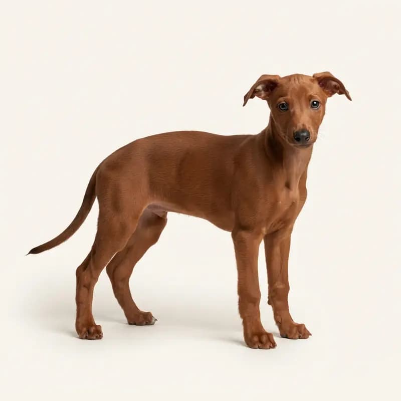 惠比特犬 Welpe in 红色