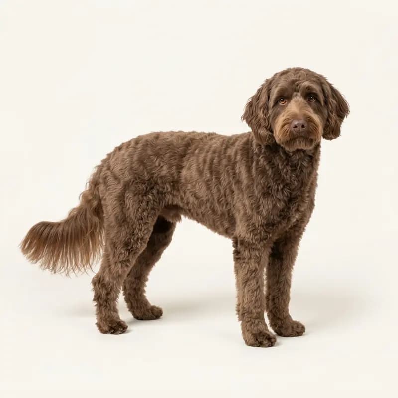 Labradoodle adulto in Marrone