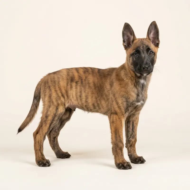 马里努阿犬 Welpe in 虎斑色