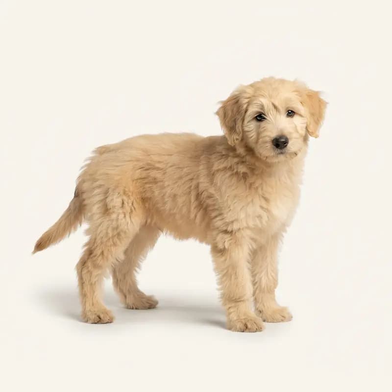 加泰罗尼亚牧羊犬 Welpe in 浅黄褐色