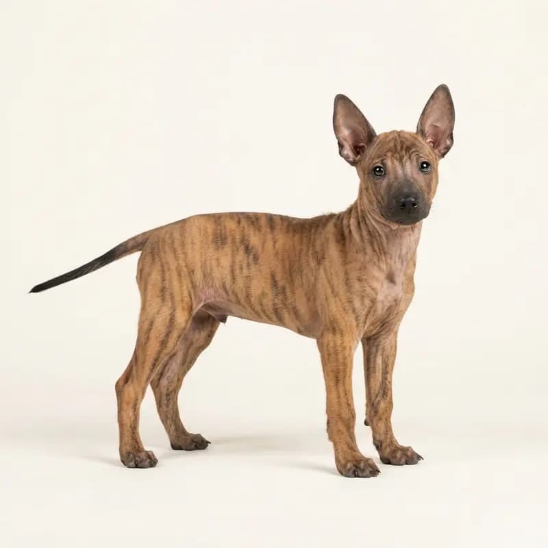 无毛墨西哥无毛犬 Welpe in 虎斑色