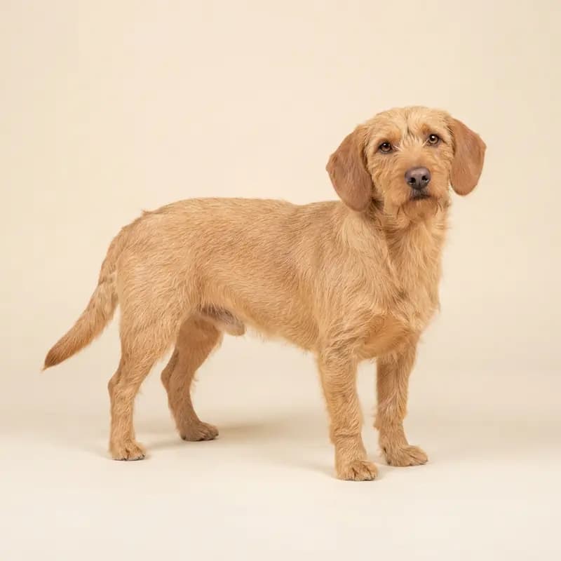 Basset fauve de Bretagne adulte en Froment