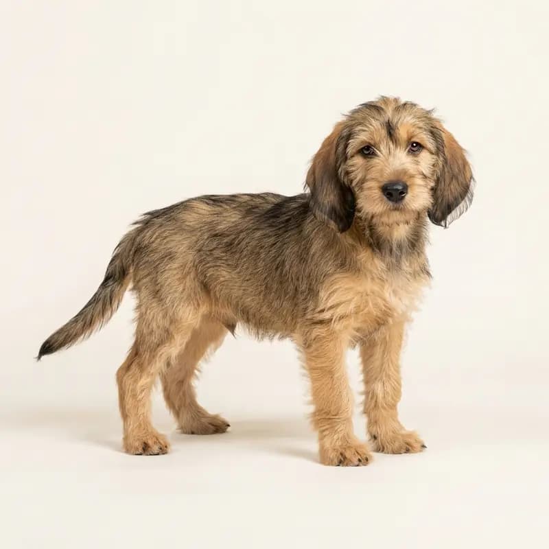 大格里芬旺代犬 Welpe in 貂色
