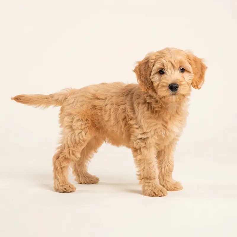 雪纳瑞贵宾犬（雪纳瑞 x 贵宾犬） Welpe in 杏色
