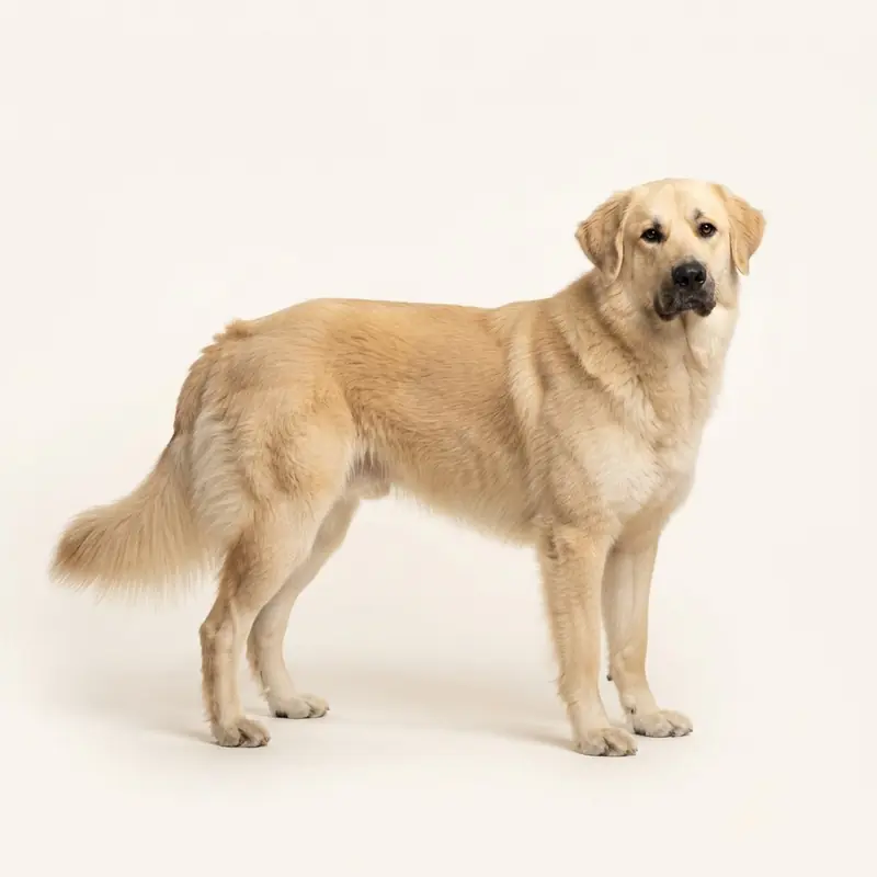 浅黄褐色的成年德国熊犬