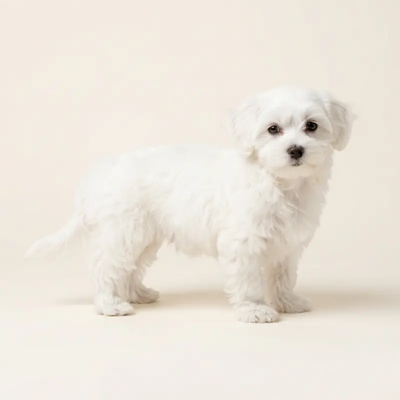 Shorkie puppy in 白色