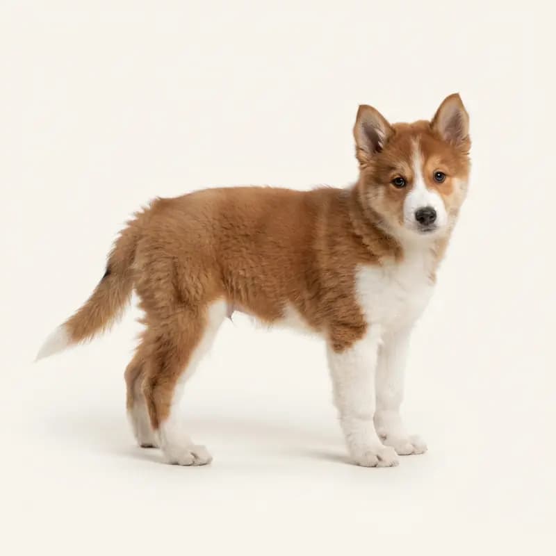 加拿大爱斯基摩犬 Welpe in 红白色