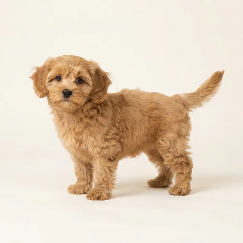 Shihpoo puppy in 棕褐色