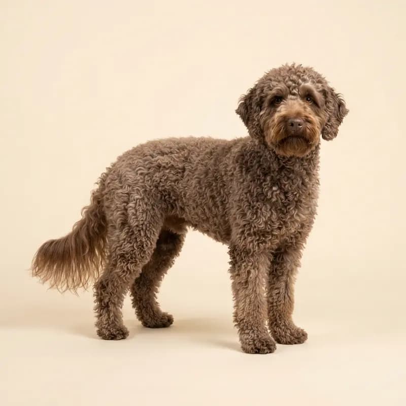 Barbet ausgewachsen, Braun