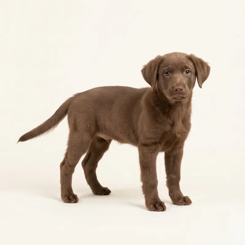 澳洲牧羊拉布拉多犬（澳大利亚牧羊犬 x 拉布拉多犬） Welpe in 棕色