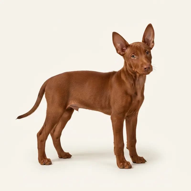 埃特纳猎兔犬 Welpe in 红色