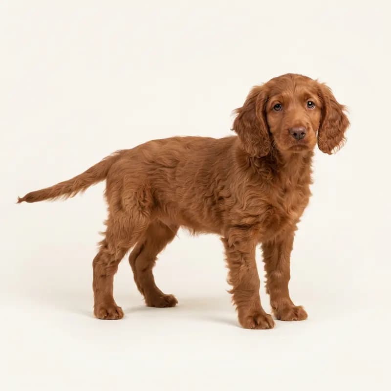 德国猎鹬犬 Welpe in 红色