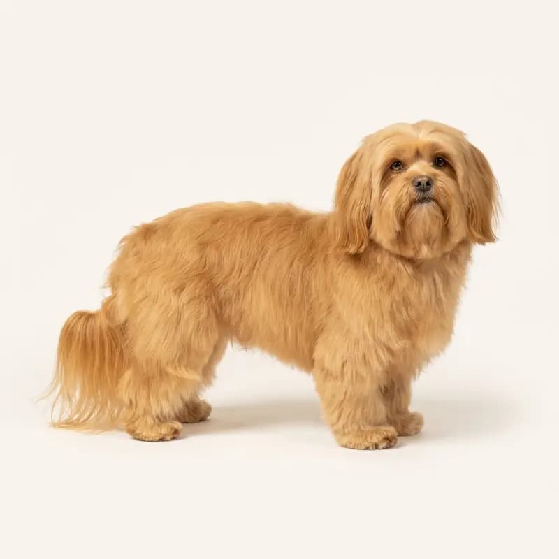 Lhasa Apso ausgewachsen, Goldfarben