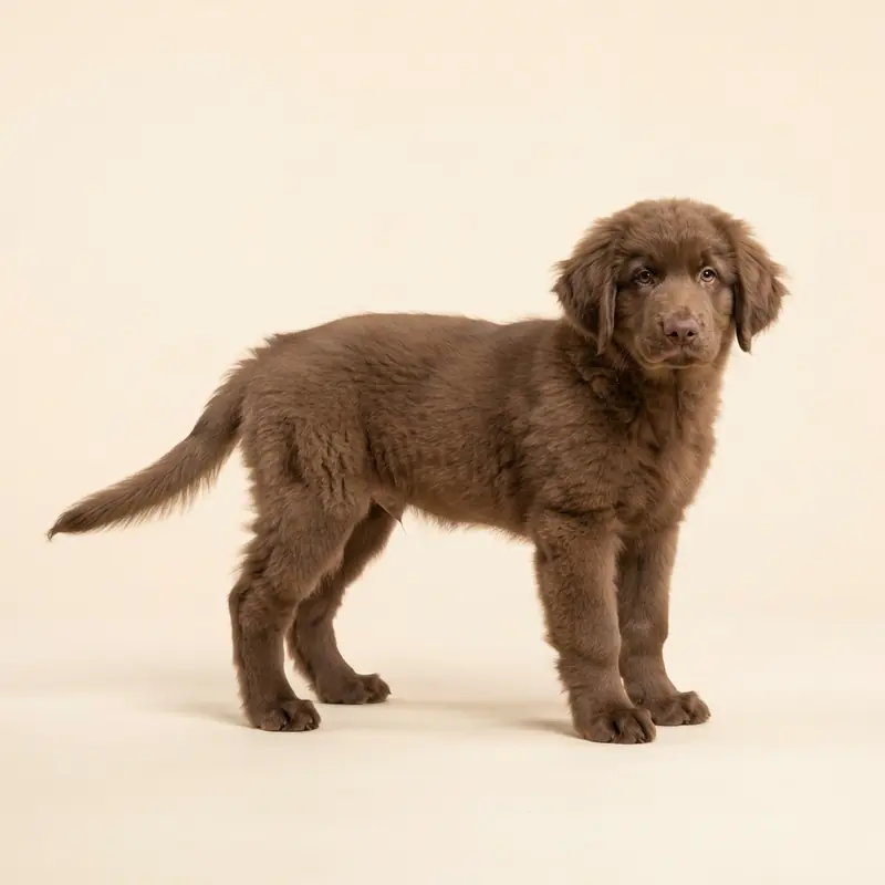 Štěně plemene Leonberger v barvě Hnědá