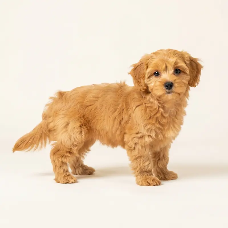 Shorkie puppy in 金色