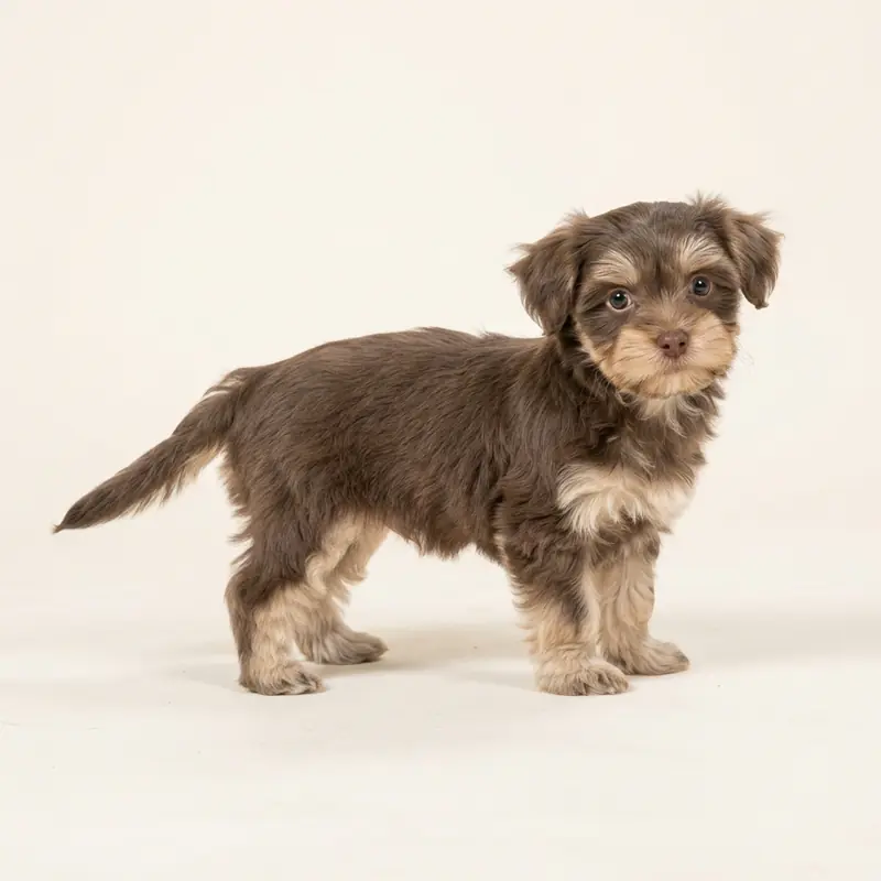 Morkie puppy in 双色