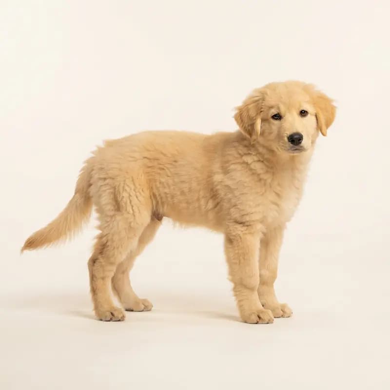 马雷马-阿布鲁佐牧羊犬 Welpe in 黄色