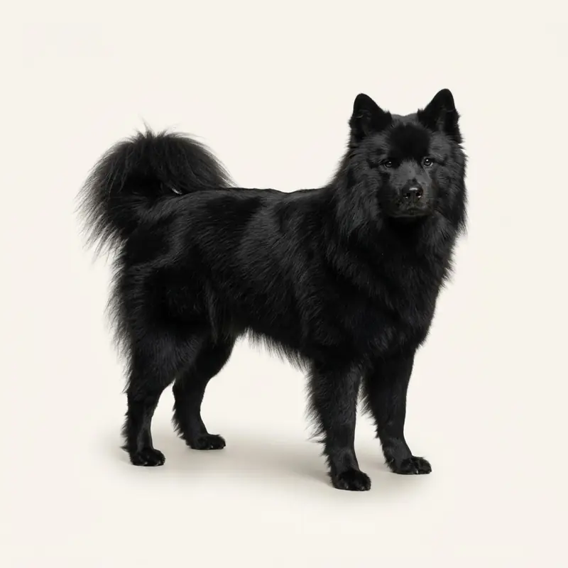 Adult Eurasier in Black