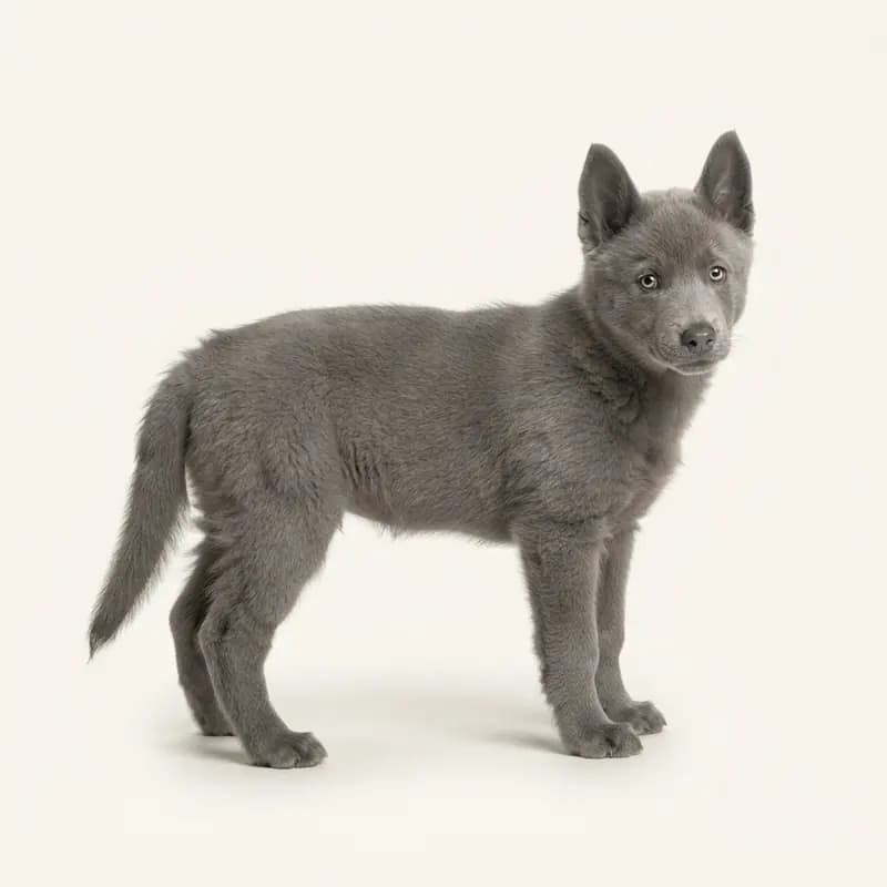 Siberian Husky puppy in Grey