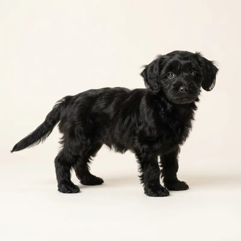 Yorkiepoo (Jorkšírský teriér x Pudl) Welpe in Černá