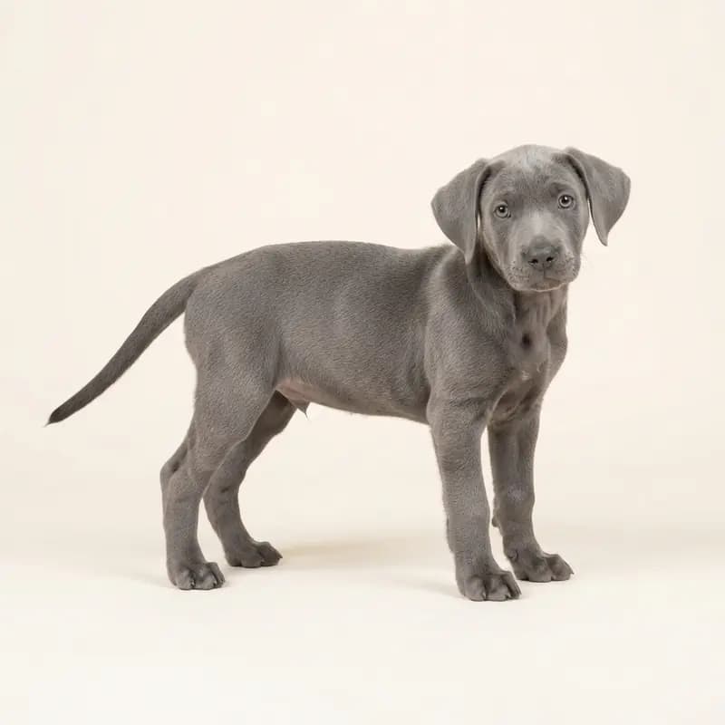 卡塔豪拉豹犬 Welpe in 蓝色