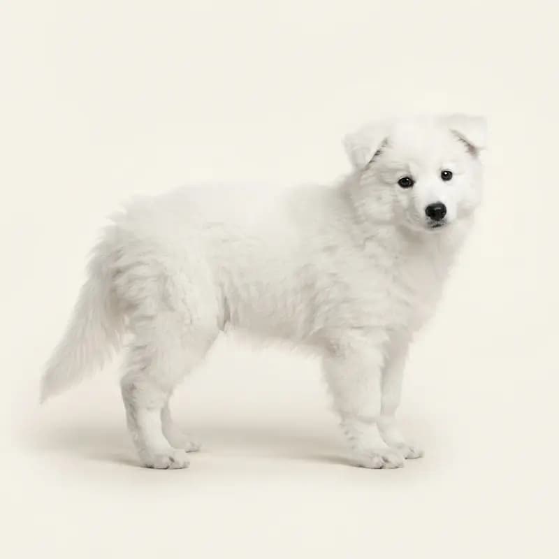 Grand Spitz Welpe in Blanc