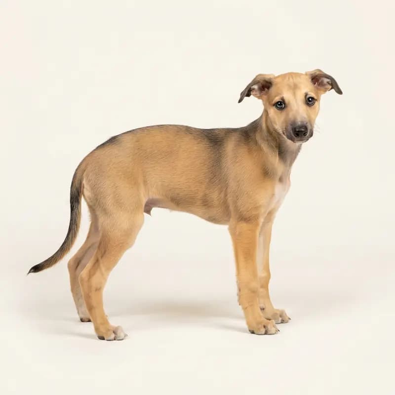 惠比特犬 Welpe in 貂色