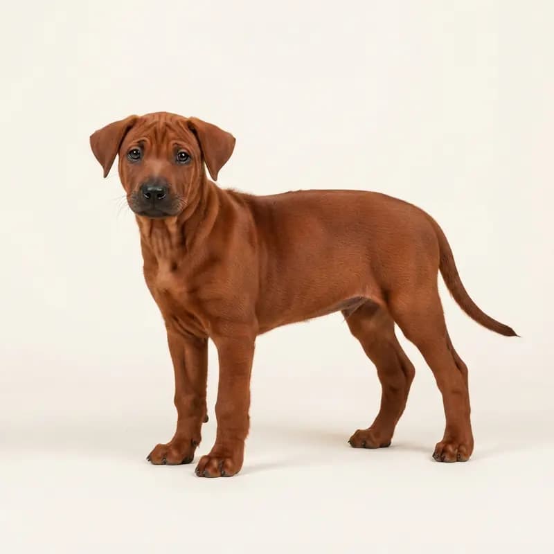 泰国脊背犬 Welpe in 红色