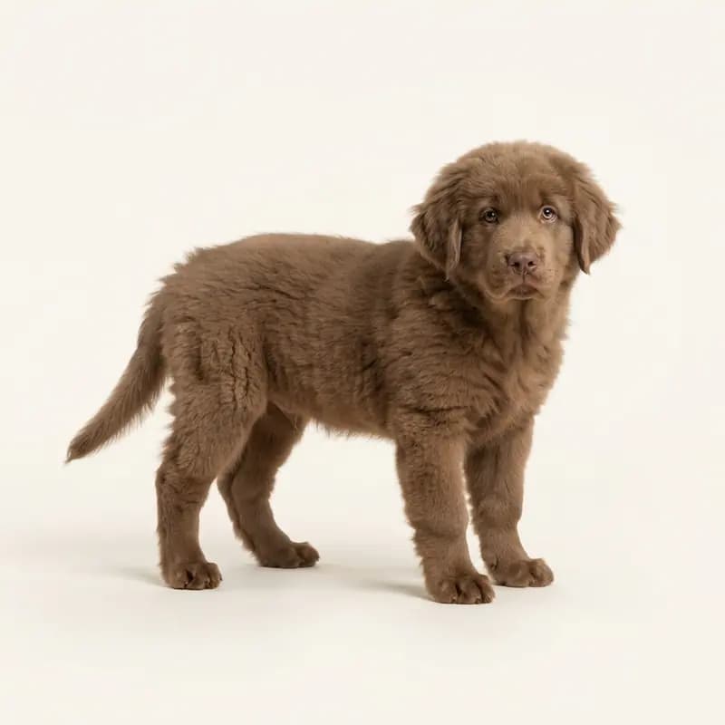 Tibetansk Mastiff Welpe in Brun