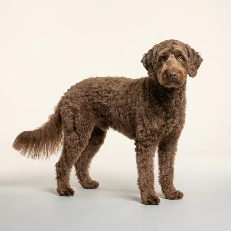 Aussiedoodle adulto en Marrón